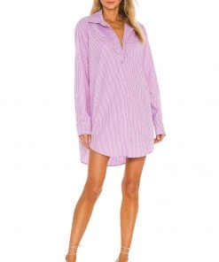 Flash Sale 🧨 Camila Coelho Elliot Shirt Dress 👗 In Pink Lilac 🎉
