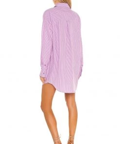 Flash Sale 🧨 Camila Coelho Elliot Shirt Dress 👗 In Pink Lilac 🎉 -Camila Coelho Store COEL WD123 V3