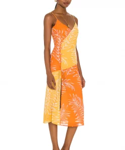 Promo β Camila Coelho Vivienne Midi Dress π In Yellow & Orange π 6 Promo β Camila Coelho Vivienne Midi Dress π In Yellow & Orange π -Camila Coelho Store COEL WD132 V2