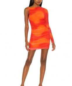 Best reviews of ⌛ Camila Coelho Seri Mini Dress 👗 In Orange Tie Dye 💯