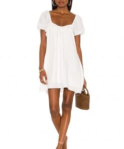 Best Sale ⌛ Camila Coelho Malia Mini Dress 👗 In White 😀
