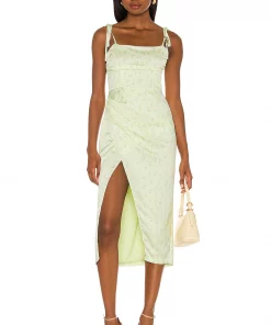 Buy 🌟 Camila Coelho Bavel Midi Dress 👗 In Sage Delilah 🧨