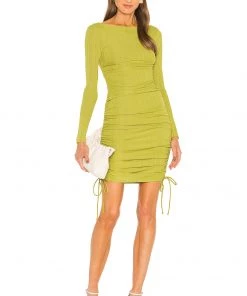 Deals 🧨 Camila Coelho Tiara Mini Dress 👗 In Yellow Green ⌛