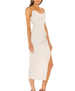 Buy 😍 Camila Coelho Leahla Midi Dress 👗 In Nude 🧨 -Camila Coelho Store COEL WD156 V2