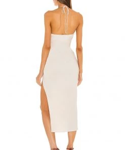 Buy 😍 Camila Coelho Leahla Midi Dress 👗 In Nude 🧨 -Camila Coelho Store COEL WD156 V3