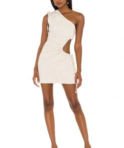 Outlet 🤩 Camila Coelho Sienna Mini Dress 👗 In Nude 👍
