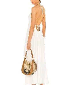 Deals 💯 Camila Coelho Celene Maxi Slip Dress 👗 In White 🤩 -Camila Coelho Store COEL WD159 V3