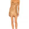 Best Sale 🎁 Camila Coelho Adora Mini Slip Dress 👗 In Toffee 👍
