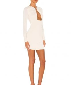 New 🌟 Camila Coelho Amelie Mini Dress 👗 In Beige 🎉 -Camila Coelho Store COEL WD169 V2