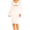 Wholesale ✔️ Camila Coelho Solo Midi Dress 👗 In Off White 👏 -Camila Coelho Store COEL WD191 V1