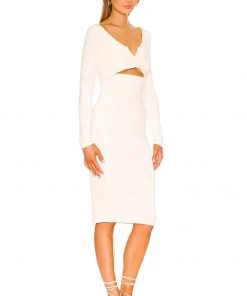 Wholesale ✔️ Camila Coelho Solo Midi Dress 👗 In Off White 👏 -Camila Coelho Store COEL WD191 V2