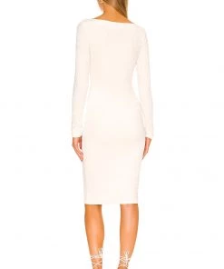 Wholesale ✔️ Camila Coelho Solo Midi Dress 👗 In Off White 👏 -Camila Coelho Store COEL WD191 V3