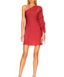 Flash Sale ⭐ Camila Coelho Delphine Slip Dress 👗 In Burgundy ✨