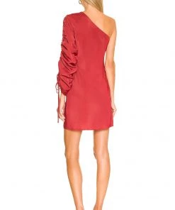 Flash Sale ⭐ Camila Coelho Delphine Slip Dress 👗 In Burgundy ✨ -Camila Coelho Store COEL WD197 V4