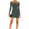 Hot Sale 🧨 Camila Coelho Leah Mini Dress 👗 In Emerald Green 🎁