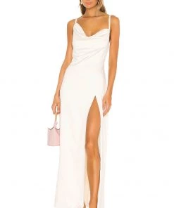 Coupon 🛒 Camila Coelho Reyna Maxi Dress 👗 In Pearl White ✨