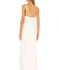 Coupon 🛒 Camila Coelho Reyna Maxi Dress 👗 In Pearl White ✨ -Camila Coelho Store COEL WD85 V3