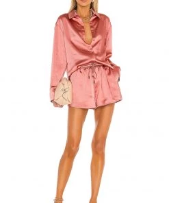 Budget 😍 Camila Coelho Estella Short In Rust 👏 -Camila Coelho Store COEL WF15 V4