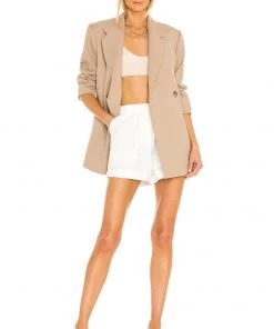 Top 10 🔔 Camila Coelho Reece Shorts In White 👍 -Camila Coelho Store COEL WF21 V4