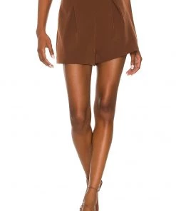 Best deal ❤️ Camila Coelho Maricela Short In Dark Chocolate 💯