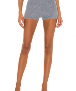 Best Sale 🔔 Camila Coelho Toni Knit Shorts In Slate ❤️