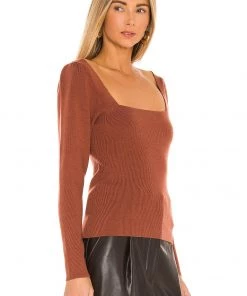 New ⭐ Camila Coelho Leena Sweater In Copper 🎁 -Camila Coelho Store COEL WK40 V2