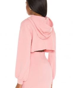 Best reviews of ⌛ Camila Coelho Laurell Crop Hoodie In Mauve 🔔 -Camila Coelho Store COEL WK47 V3