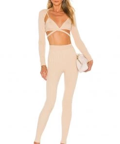 Hot Sale 🤩 Camila Coelho Tristan Shrug In Tan ❤️ -Camila Coelho Store COEL WK48 V4