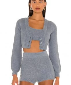 Deals 🎁 Camila Coelho Toni Cardigan In Slate ✨