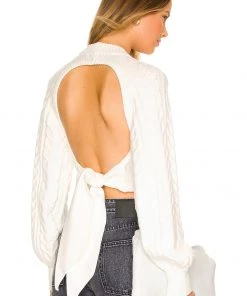 Best Sale 🎁 Camila Coelho Safaa Sweater In Ivory 🎁