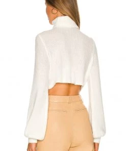 Promo 🧨 Camila Coelho Cesare Cropped Sweater In White ❤️ 8 Promo 🧨 Camila Coelho Cesare Cropped Sweater In White ❤️ -Camila Coelho Store COEL WK59 V3