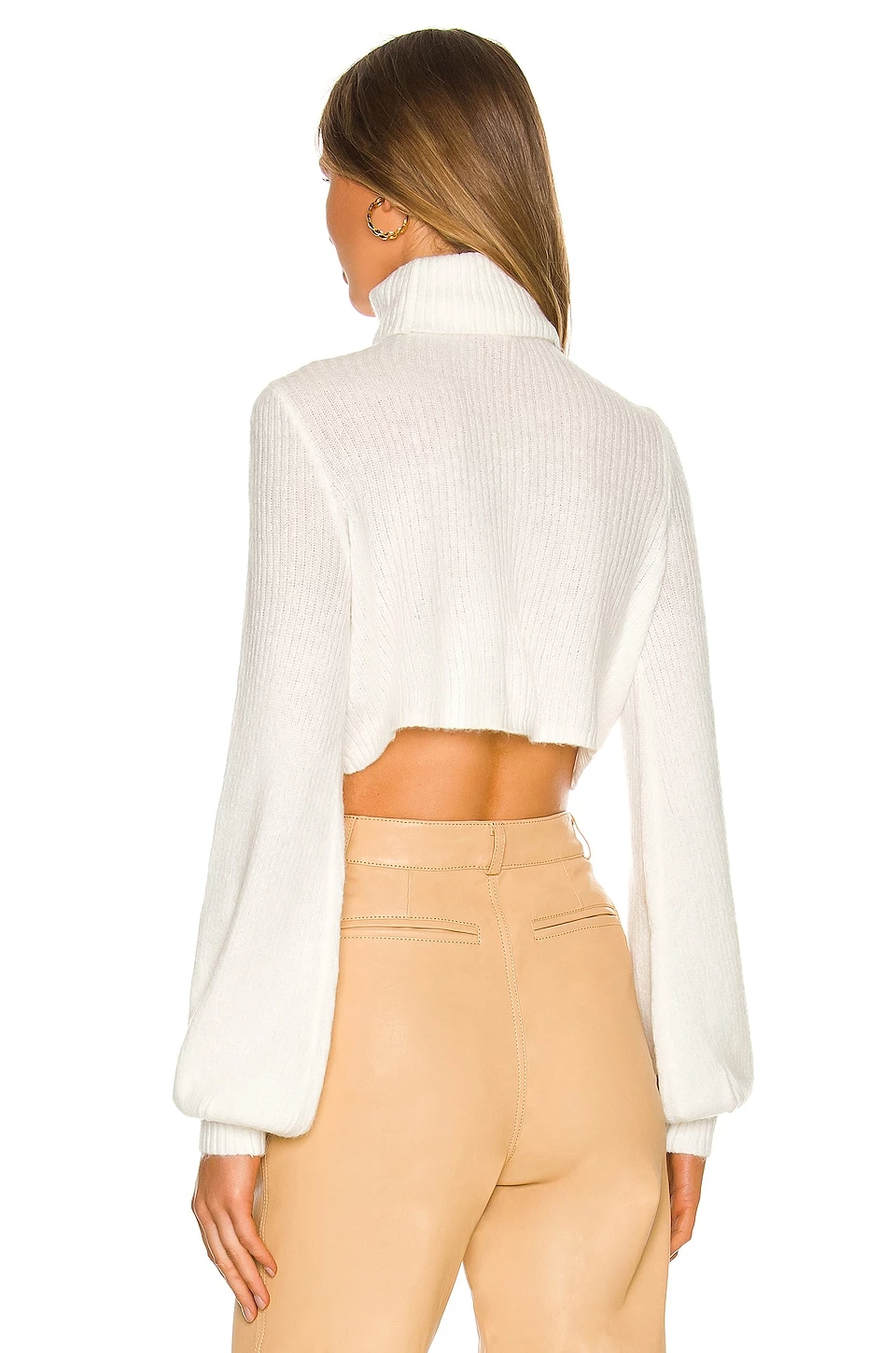 Promo 🧨 Camila Coelho Cesare Cropped Sweater In White ❤️ 5 Promo 🧨 Camila Coelho Cesare Cropped Sweater In White ❤️ - Image 3