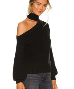 Outlet ⭐ Camila Coelho Davey Sweater In Black 🔔 -Camila Coelho Store COEL WK60 V2