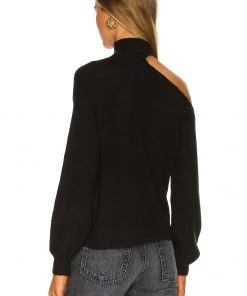 Outlet ⭐ Camila Coelho Davey Sweater In Black 🔔 -Camila Coelho Store COEL WK60 V3