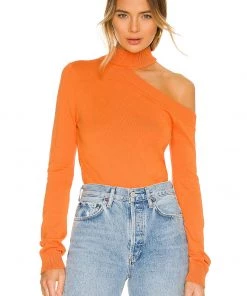 Brand new 👍 Camila Coelho Bexley Sweater In Tangerine ❤️