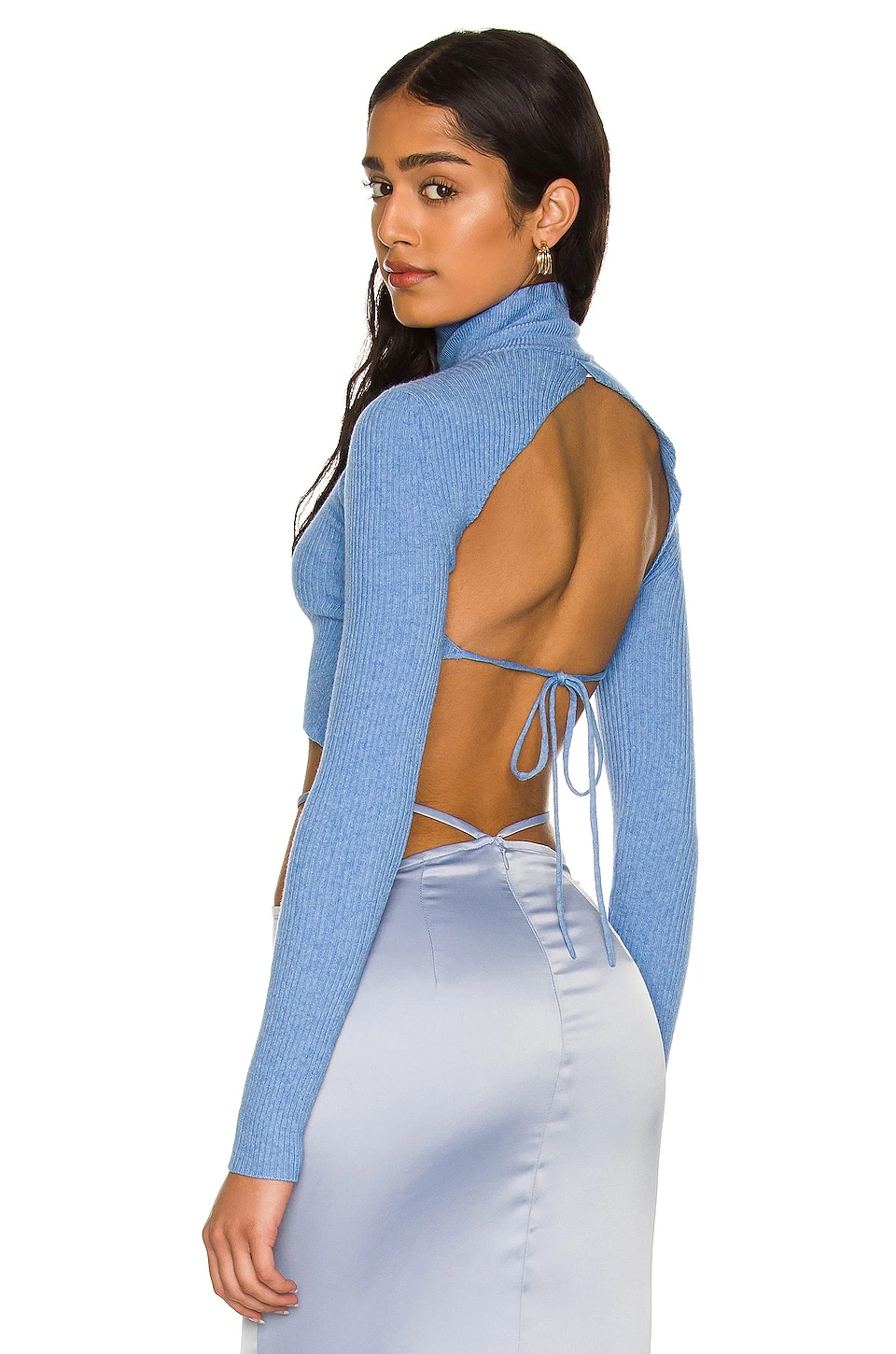 Discount 𧨠Camila Coelho Meriam Tie Back Sweater In Baby Blue β¨ 3 Discount 𧨠Camila Coelho Meriam Tie Back Sweater In Baby Blue β¨