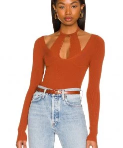 Wholesale 🎉 Camila Coelho Allora Sweater In Auburn 🤩