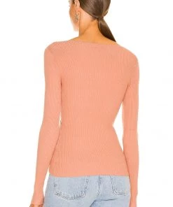 Top 10 🔥 Camila Coelho Tate Sweater In Nude ⭐ -Camila Coelho Store COEL WK69 V3