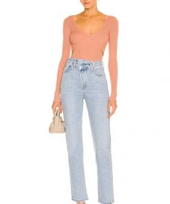 Top 10 🔥 Camila Coelho Tate Sweater In Nude ⭐ -Camila Coelho Store COEL WK69 V4