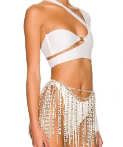 Best Sale β Camila Coelho Penny Skirt In Silver π 6 Best Sale β Camila Coelho Penny Skirt In Silver π -Camila Coelho Store COEL WL5 V2