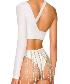 Best Sale β Camila Coelho Penny Skirt In Silver π 7 Best Sale β Camila Coelho Penny Skirt In Silver π -Camila Coelho Store COEL WL5 V3