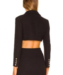 Buy ✨ Camila Coelho Becka Crop Blazer In Black 🤩 -Camila Coelho Store COEL WO28 V3