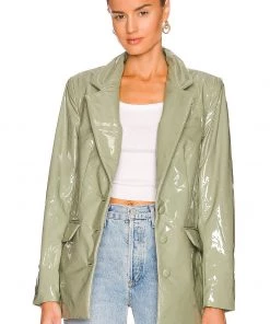 Deals 😍 Camila Coelho Kaden Jacket In Sage 🔔
