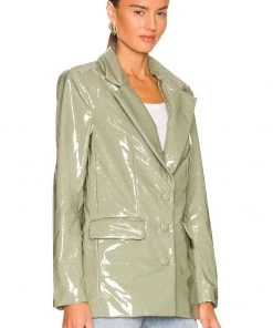 Deals 😍 Camila Coelho Kaden Jacket In Sage 🔔 -Camila Coelho Store COEL WO35 V3
