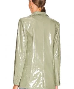 Deals 😍 Camila Coelho Kaden Jacket In Sage 🔔 -Camila Coelho Store COEL WO35 V4