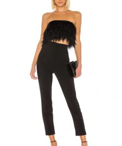 Promo 🛒 Camila Coelho Dali Pant In Black ✔️ -Camila Coelho Store COEL WP13 V4