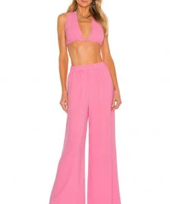 Top 10 👏 Camila Coelho Devon Pants In Hot Pink 😍 -Camila Coelho Store COEL WP44 V4