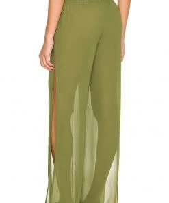 Flash Sale 🎁 Camila Coelho Nana Pants In Sage Green ✔️ -Camila Coelho Store COEL WP51 V3
