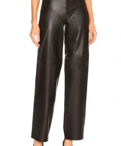 Best deal 💯 Camila Coelho Jess Leather Pant In Black 🎉