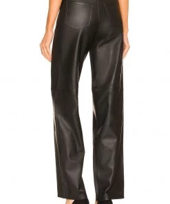Best deal 💯 Camila Coelho Jess Leather Pant In Black 🎉 -Camila Coelho Store COEL WP66 V3